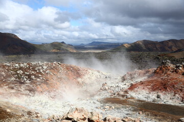 landscape with mountains