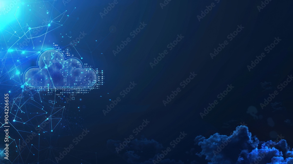 Poster digital cloud computing abstract