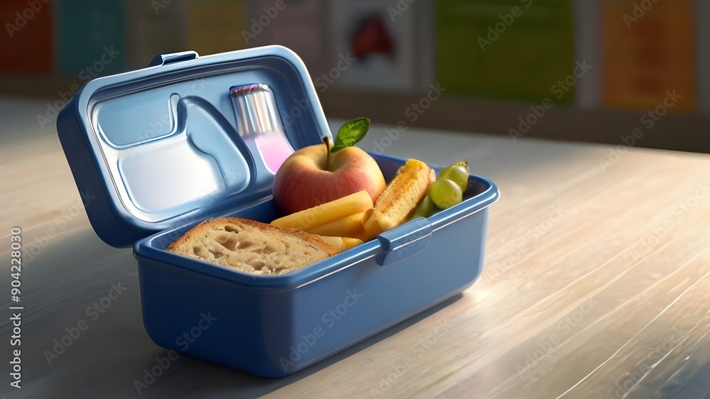 Sticker lunch box