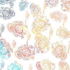 Abstract Interiors Decorative 3d Grunge texture Wallpaper design background