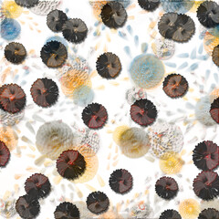 Abstract Interiors Decorative 3d Grunge texture Wallpaper design background