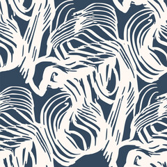 Seamless pattern with a simple abstract drawing. Vector illustration.