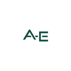 AE font type logo template