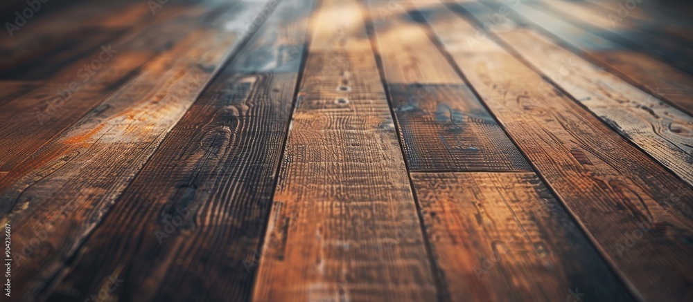 Poster get a free wood plank texture with a background that has space for product or advertising wording de