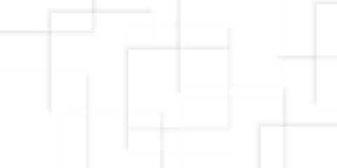 Abstract white and grey geometric overlapping square pattern background with shadow. paper texture design Abstract white background can use for design, background concept, vector illustration.