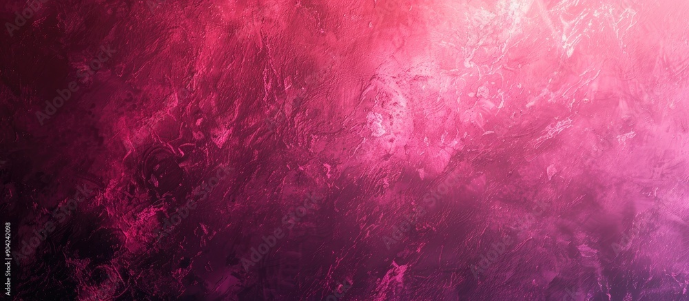 Poster abstract background with a gradient effect in grainy dark pink creating a noise texture akin to a co