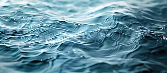 Full frame image of a rippled seawater surface with copy space image