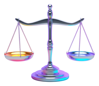 PNG Law scale technology lighting glowing.