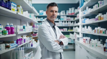 The pharmacist in pharmacy