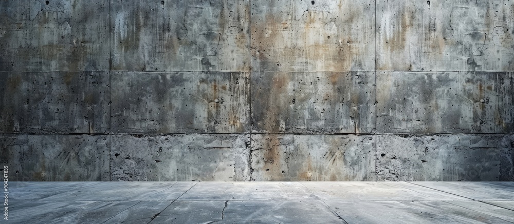 Aufkleber raw concrete wall with a texture ideal for backgrounds featuring ample copy space image