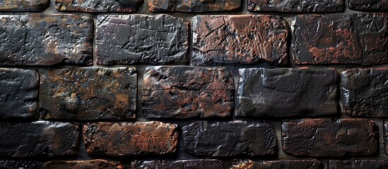 Naklejka premium Background with a mixture of old and new bricks perfect for design and presentations with copy space image