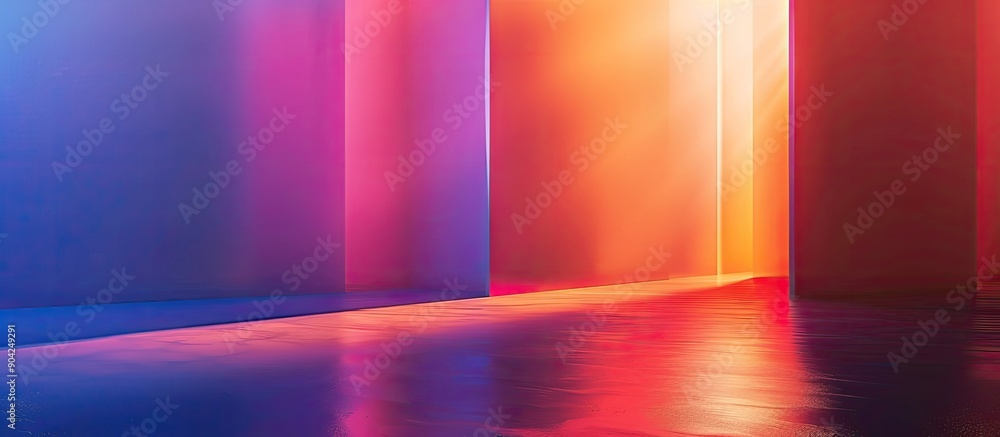 Poster sleek gradient blur backdrop ideal for product design ui with a copyspace image