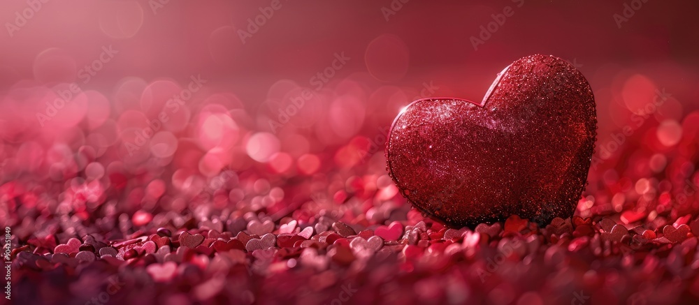Poster express your affection with a heartfelt message on a valentine s day card featuring a romantic copy 