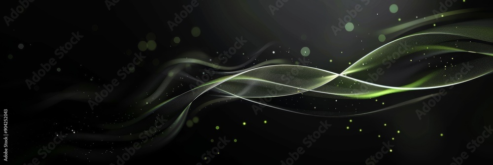 Poster aesthetic light wave patterns set against a dark backdrop, perfect for creating modern and techtheme