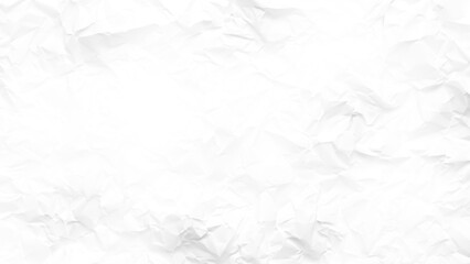 Obraz premium White crumpled paper texture background. Clean white paper.