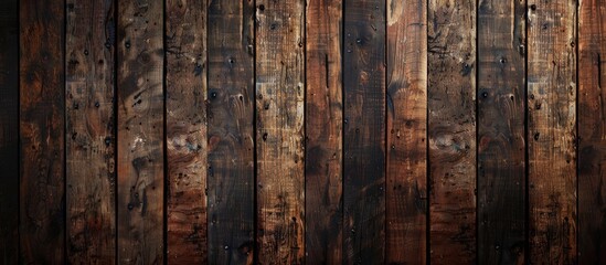 Fototapeta premium Vintage textured brown wood background suitable for banners wallpapers posters and top view shots with copy space image