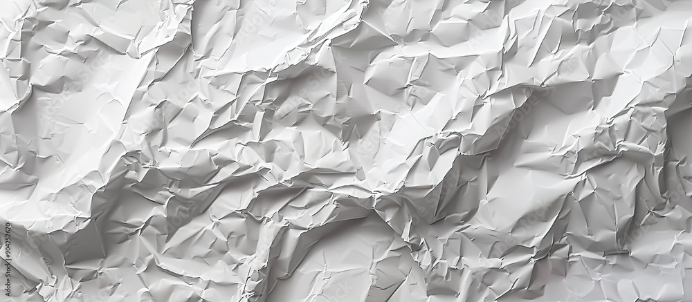 Poster background featuring a textured crumpled white paper with copy space image