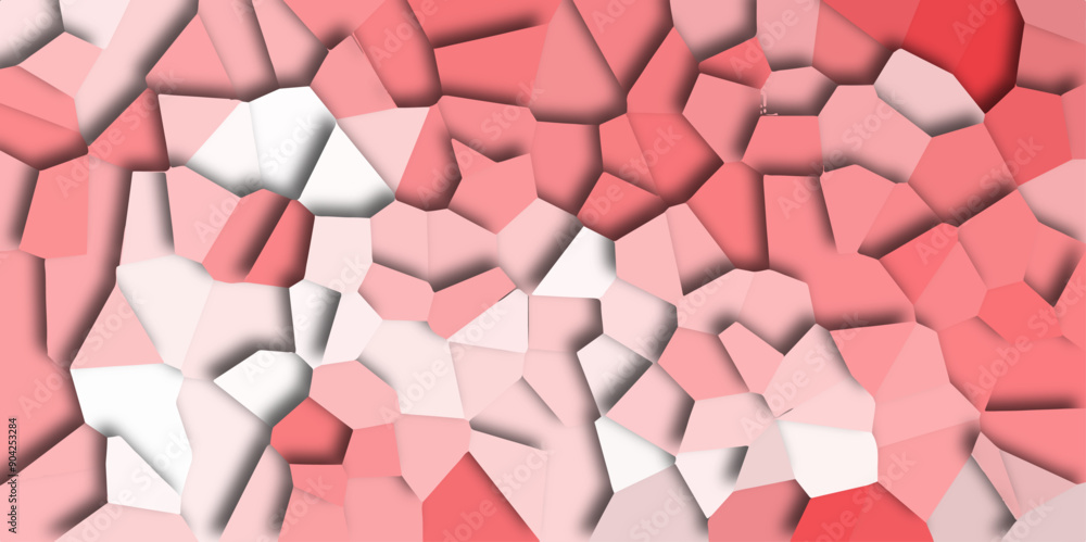 Poster abstract colorful background with triangles mosaic pattern vector backdrop with hexagons. multicolor