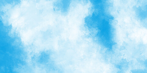 soft light blue abstract gradient sky watercolor background wallpaper with clouds, Hand painted abstract soft sky blue watercolor sky and clouds, Watercolor illustration art marble painting sky.