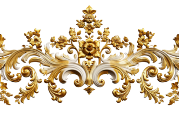 Elegant Decorative Tapestry isolated on transparent background