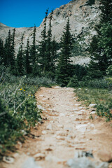 path in the mountains