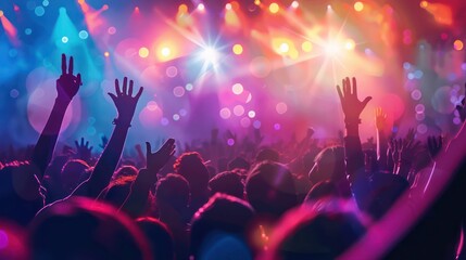 Festival poster template with customizable elements for different events. 