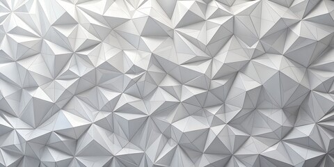 White low poly background texture 3d rendering Generative AI Generative By AI