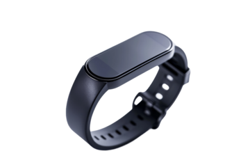 Smart Fitness Tracker isolated on transparent background