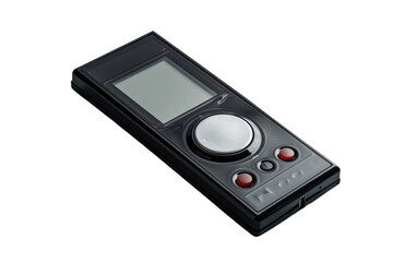 Compact MP3 Player isolated on transparent background