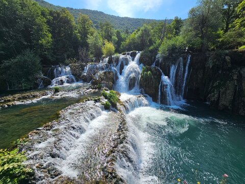 Una Nationalpark Bosnien Kulen Vakuf und Martin Brod