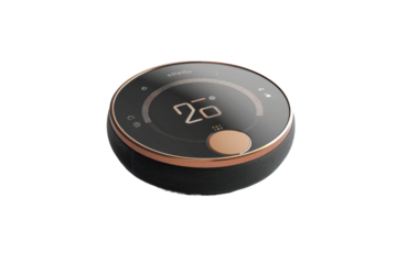 Digital Thermostat isolated on transparent background