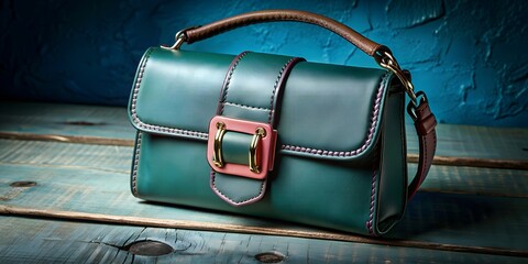 leather bag with a belt