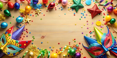 Party Fete Karneval Geburtstag  Dekoration Creative AI