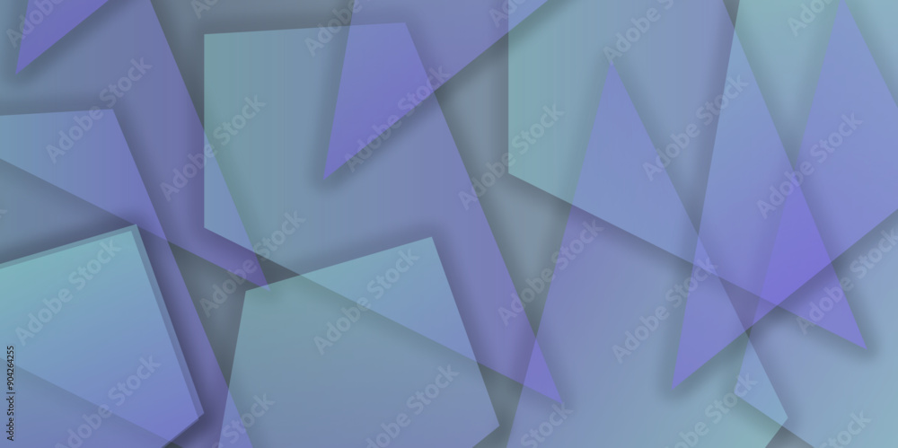 Poster abstract black background design with layers of textured white transparent material in triangle. abs