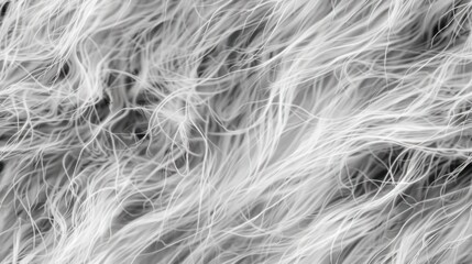 Obraz premium Abstract White Fur Texture.
