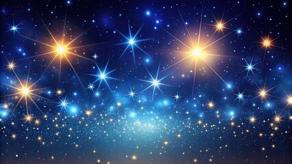 Obraz premium Abstract background filled with shining stars in the night sky, star, space, galaxy, astronomy, celestial, night, sky
