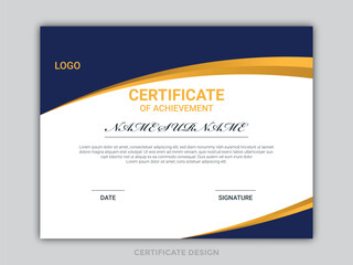 certificate template design.