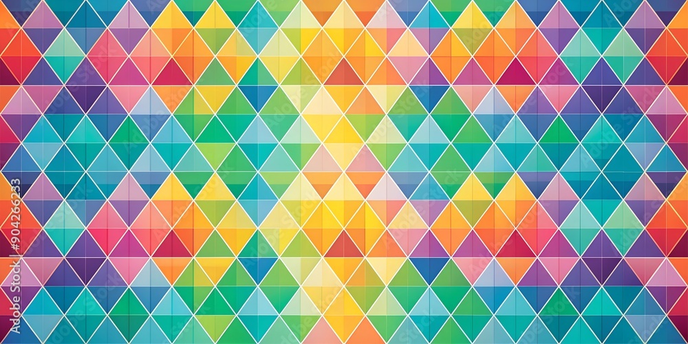 Poster geometric background pattern illustration generative ai