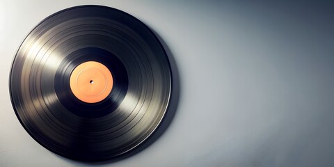 Fototapeta premium Schallplatte Vinyl Schellack Vinylscheibe Scheibe Platte AI-Created Content