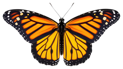 PNG A monarch butterfly animal insect invertebrate.