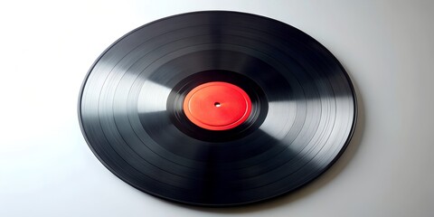 Obraz premium Schallplatte Vinyl Schellack Vinylscheibe Scheibe Platte Generative By AI