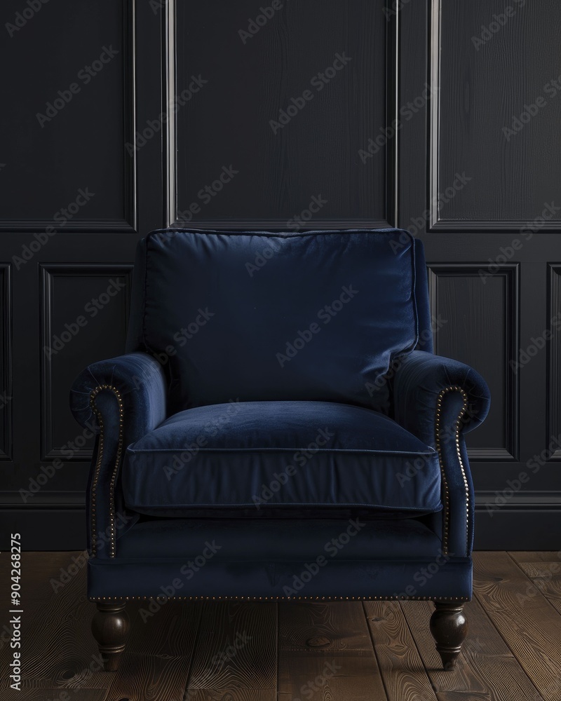 Poster royal velvet ambiance, elegant ambiance with royal velvet fabric and refined details