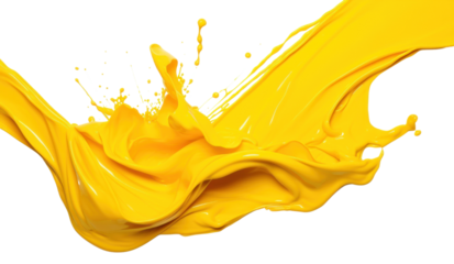 PNG Backgrounds yellow paint splattered.