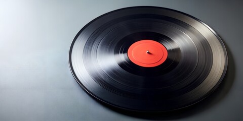 Fototapeta premium Schallplatte Vinyl Schellack Vinylscheibe Scheibe Platte AI-Generated Content