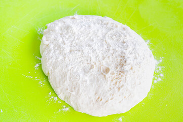 一次発酵後の生地