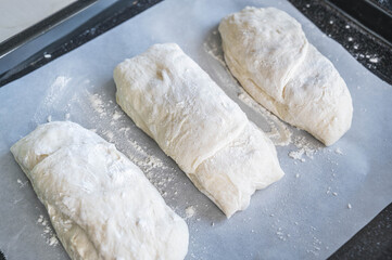 生地を三分割にする