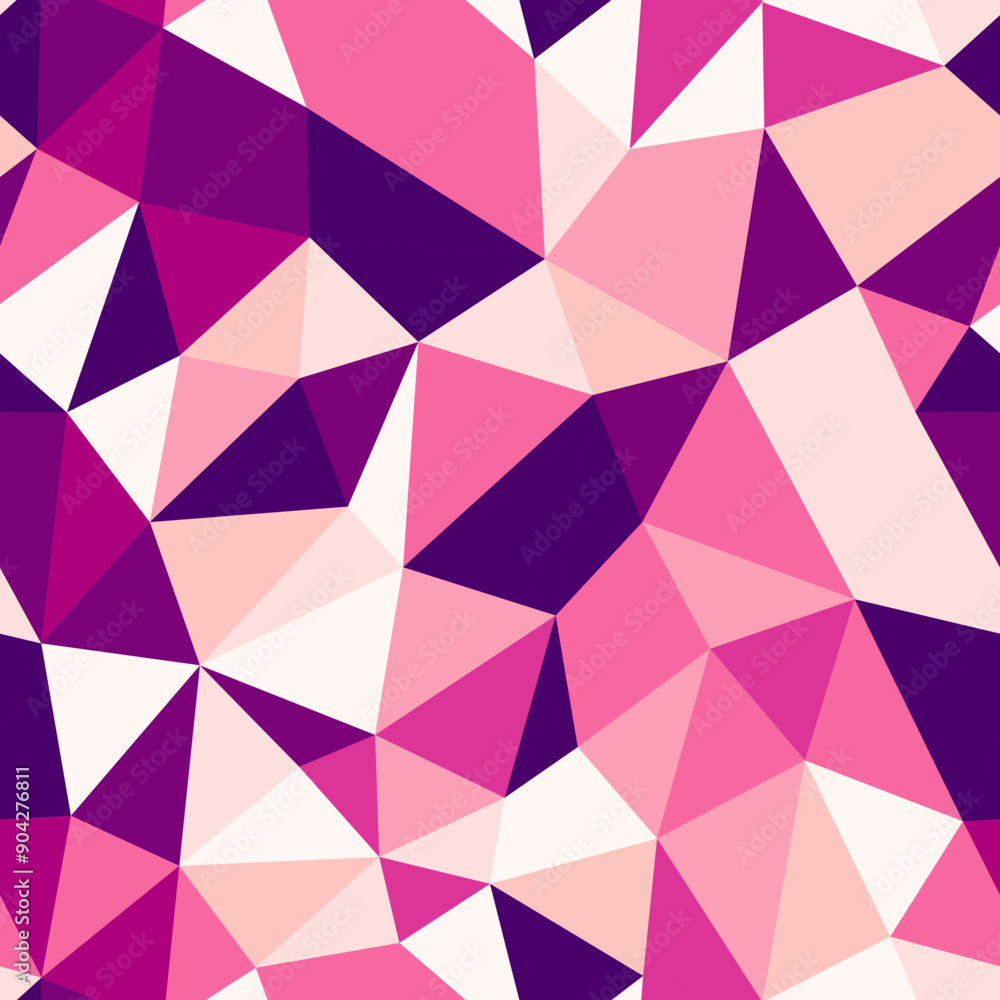 Poster minimal geometric background. compact triangles size. repeatable pattern. modern vector tiles. soft 