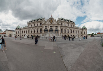Fototapeta premium belvedere palace city Wien 