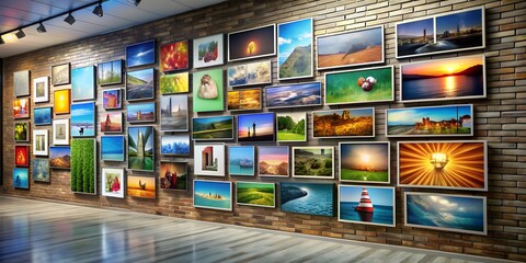 A picture on a wall informative Vibrant engaging AI-Generated Content