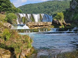 Una Nationalpark Wasserfälle Bosnien